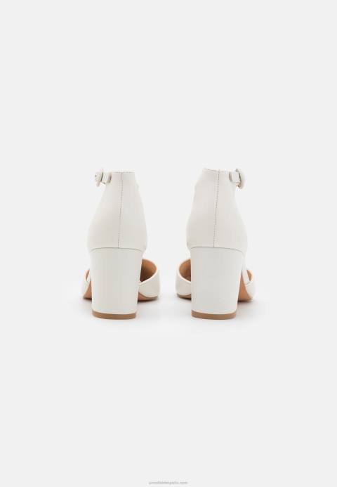 mujer tacones clásicos de cuero blanco Anna Field 84Z81661