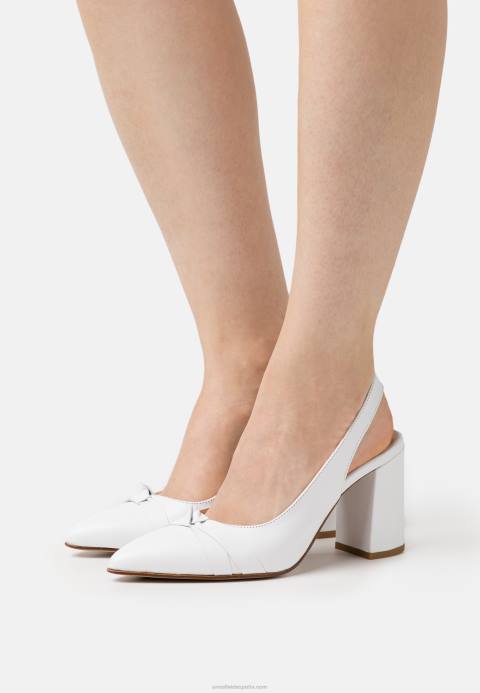 mujer tacones clásicos de cuero blanco Anna Field 84Z81670