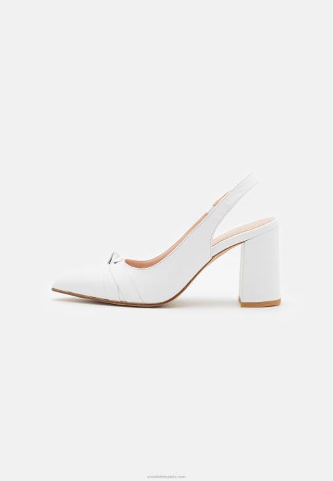 mujer tacones clásicos de cuero blanco Anna Field 84Z81670