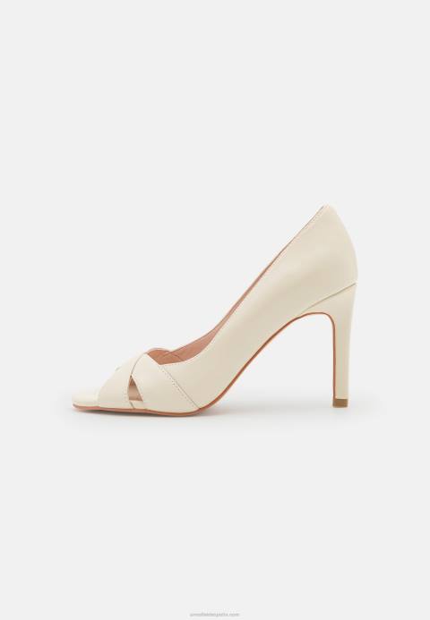 mujer tacones clásicos de cuero blanco Anna Field 84Z81695