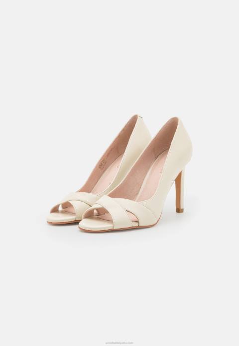 mujer tacones clásicos de cuero blanco Anna Field 84Z81695