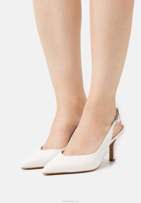 mujer tacones clásicos de cuero blanco Anna Field 84Z81696