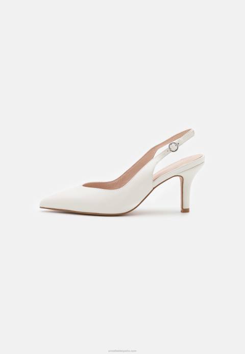 mujer tacones clásicos de cuero blanco Anna Field 84Z81696