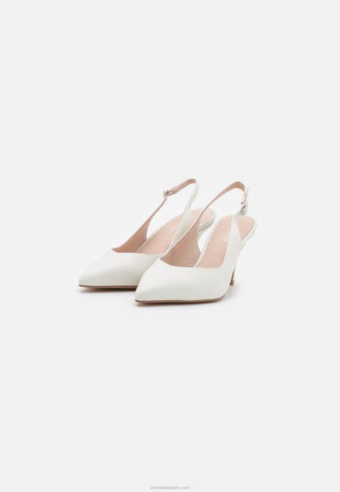 mujer tacones clásicos de cuero blanco Anna Field 84Z81696