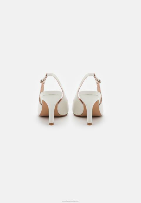 mujer tacones clásicos de cuero blanco Anna Field 84Z81696