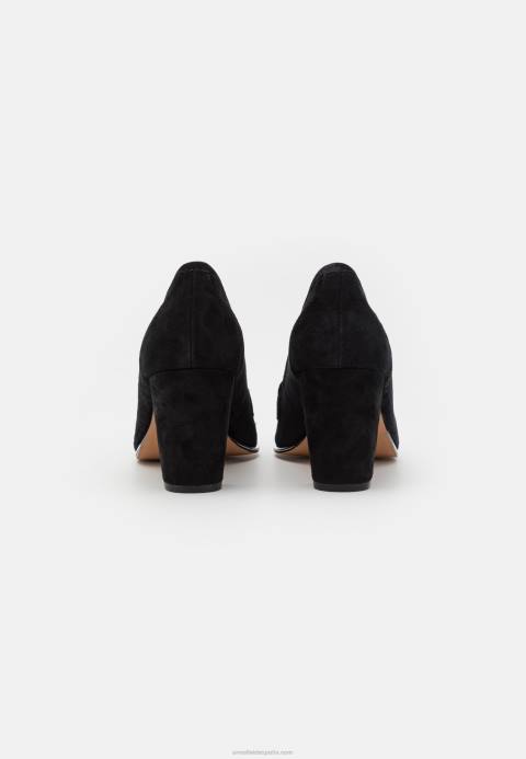 mujer tacones clásicos de cuero negro Anna Field 84Z81678