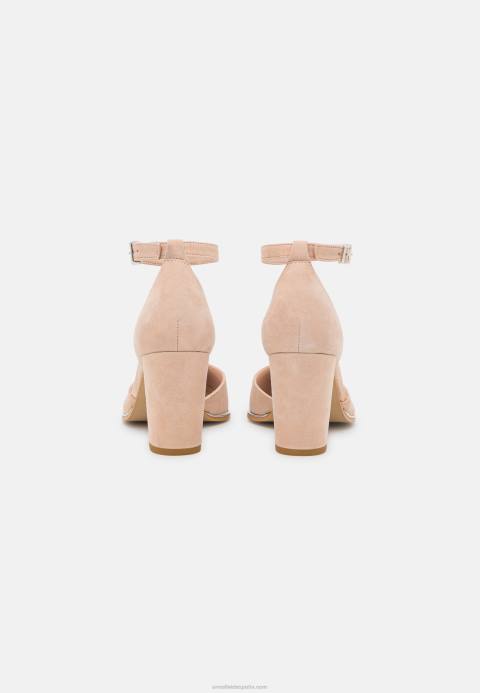 mujer tacones clásicos de cuero rosa claro Anna Field 84Z81627