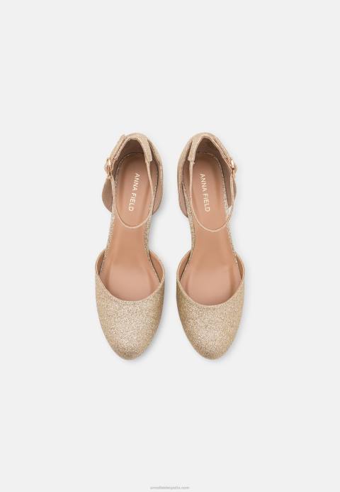 mujer tacones clásicos de oro Anna Field 84Z81677