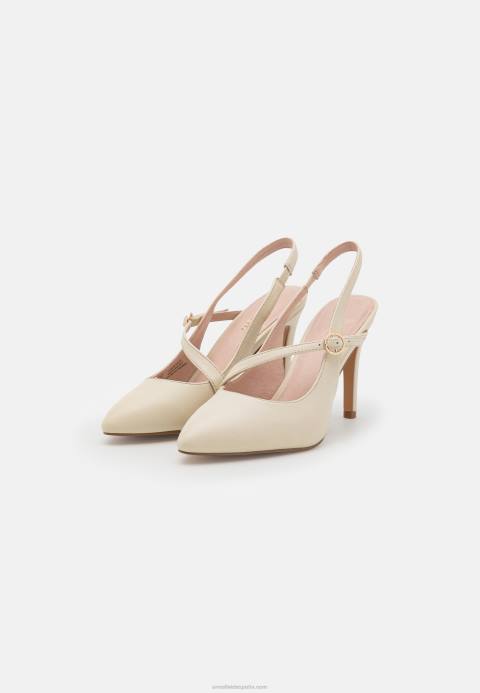 mujer tacones clasicos de piel blanco roto Anna Field 84Z81694