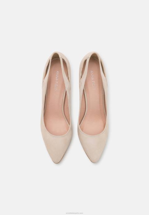 mujer tacones de cuero 1gris claro Anna Field 84Z81774