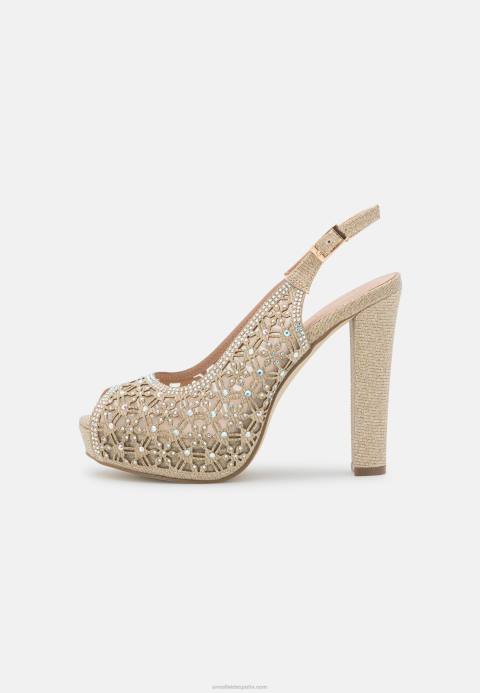 mujer tacones de plataforma de oro Anna Field 84Z81706