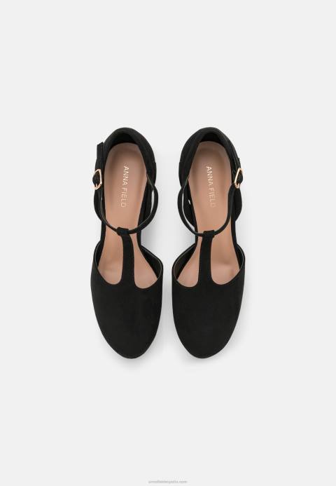 mujer tacones de plataforma negro Anna Field 84Z81736