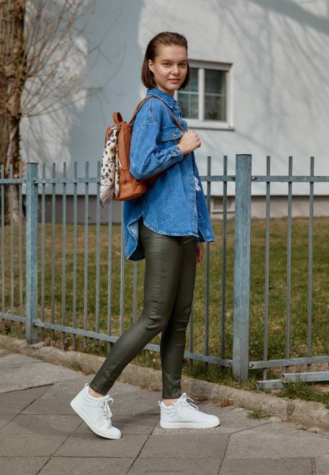 mujer zapatillas altas blancas Anna Field 84Z81233