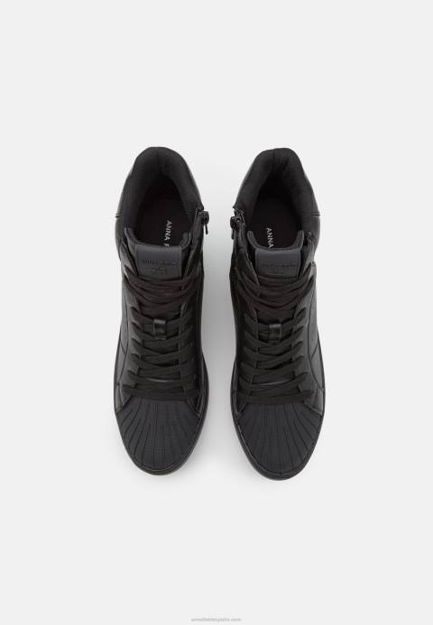mujer zapatillas altas negras Anna Field 84Z81227