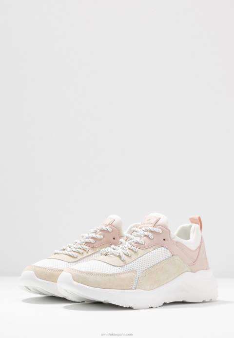 mujer zapatillas de cuero blanco Anna Field 84Z81219