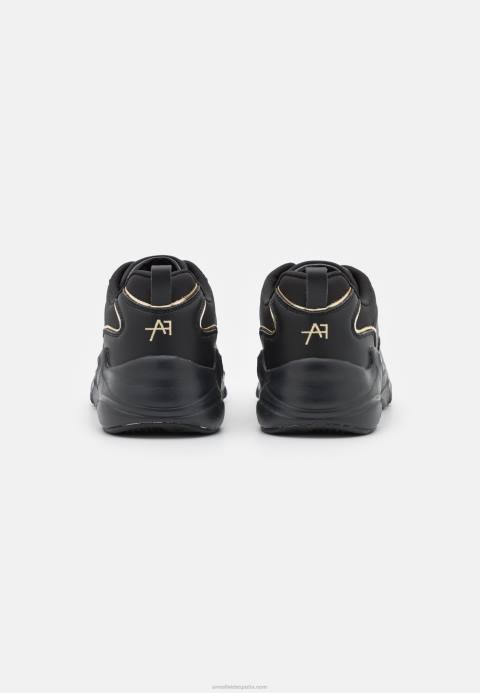 mujer zapatillas de cuero negro Anna Field 84Z81203