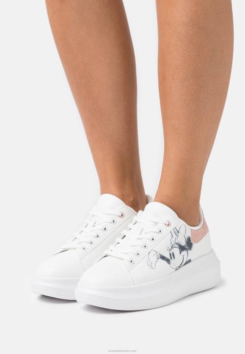 mujer zapatillas disney mickey mouse blanco/rosa claro Anna Field 84Z81207