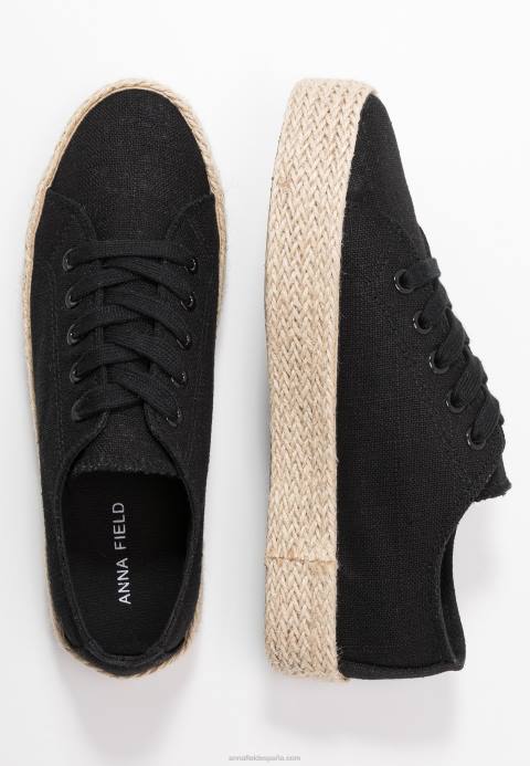 mujer alpargatas negro Anna Field 84Z81834