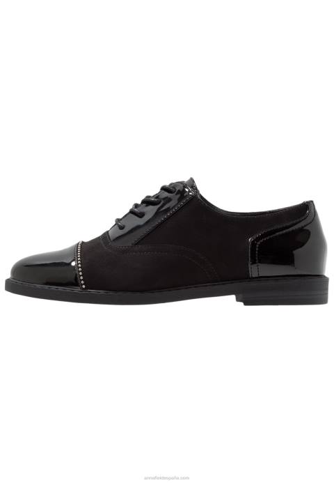 mujer cordones negro Anna Field 84Z81851