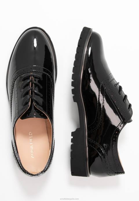 mujer cordones negro Anna Field 84Z81857