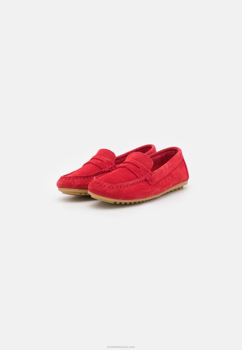 mujer mocasines de cuero rojo Anna Field 84Z81861