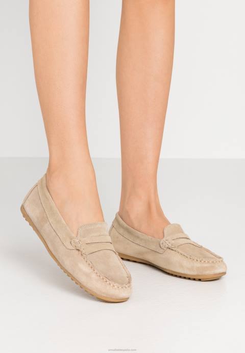 mujer mocasines de piel beige Anna Field 84Z81859