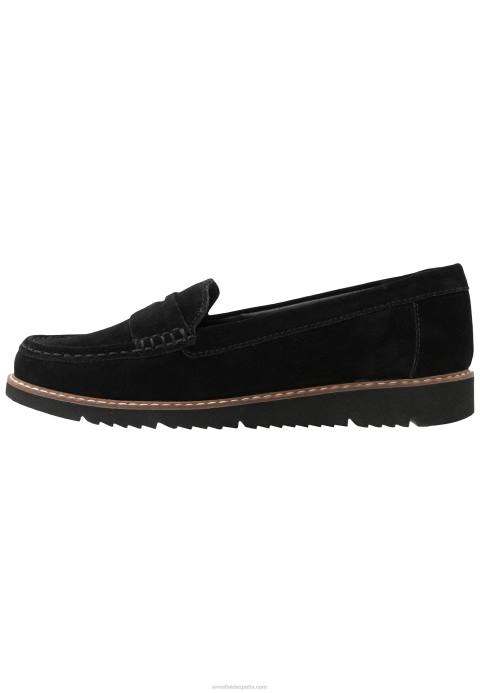 mujer slip-on confort de piel negro Anna Field 84Z81787