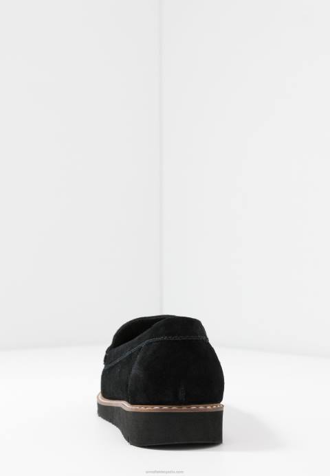 mujer slip-on confort de piel negro Anna Field 84Z81787