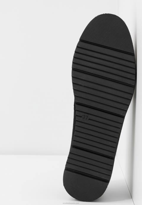 mujer slip-on confort de piel negro Anna Field 84Z81787