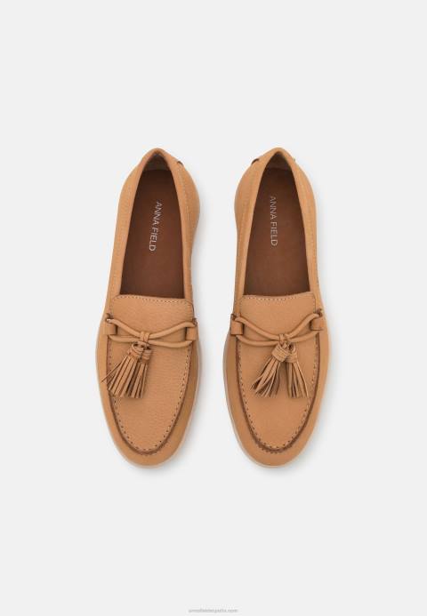 mujer slip-on de piel beige Anna Field 84Z81814