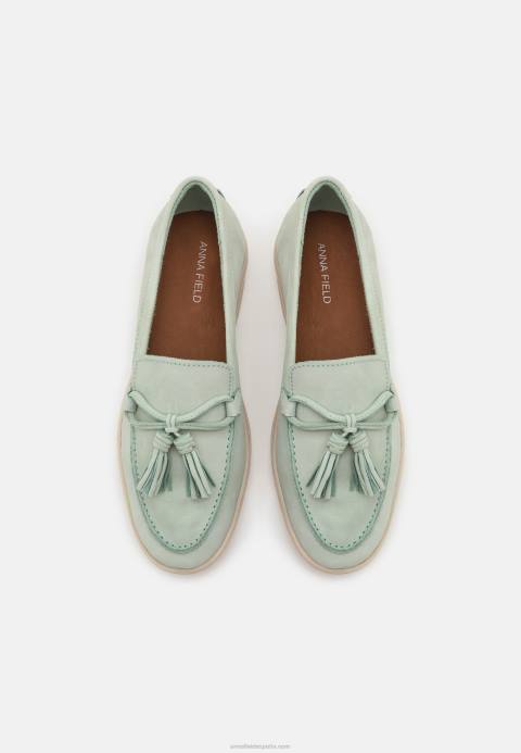 mujer slip-ons de cuero menta Anna Field 84Z81818