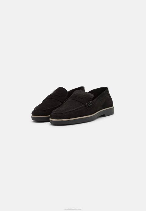 mujer slip-ons de cuero negro Anna Field 84Z81794