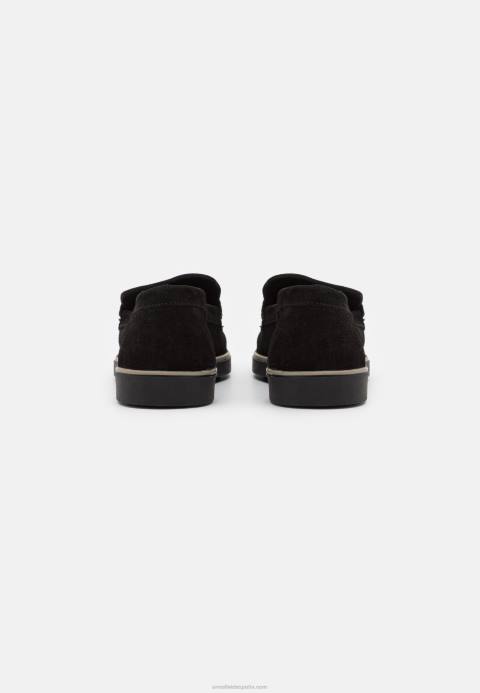 mujer slip-ons de cuero negro Anna Field 84Z81794