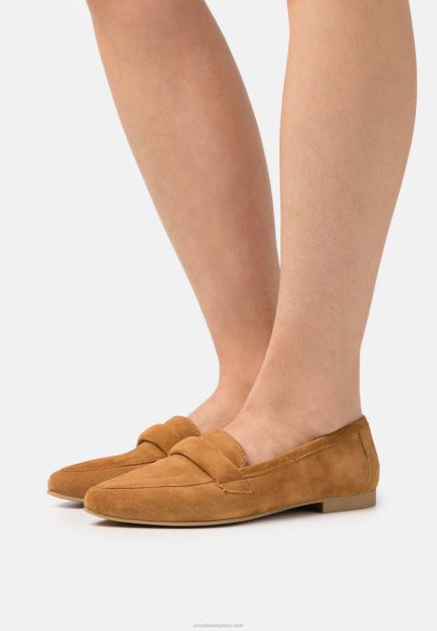 mujer slip-ons de piel coñac Anna Field 84Z81819