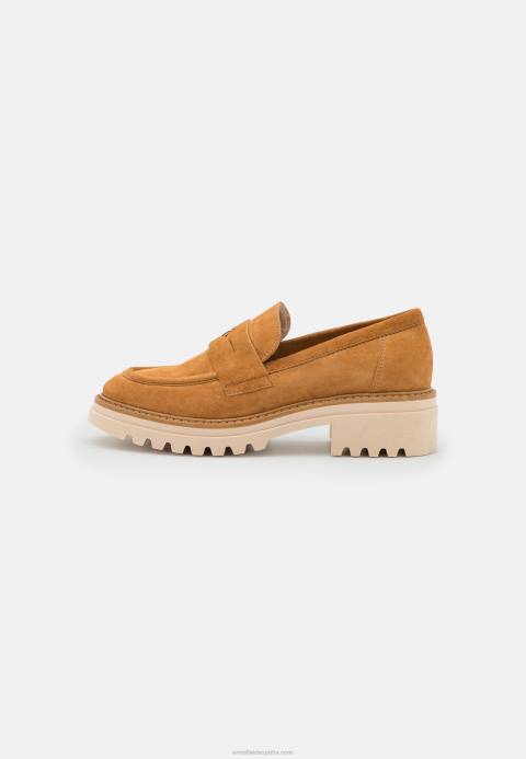 mujer slip-ons de piel coñac Anna Field 84Z81822