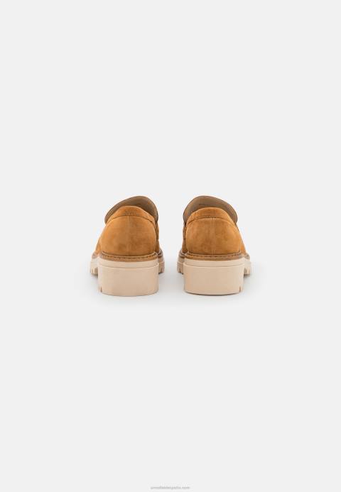 mujer slip-ons de piel coñac Anna Field 84Z81822