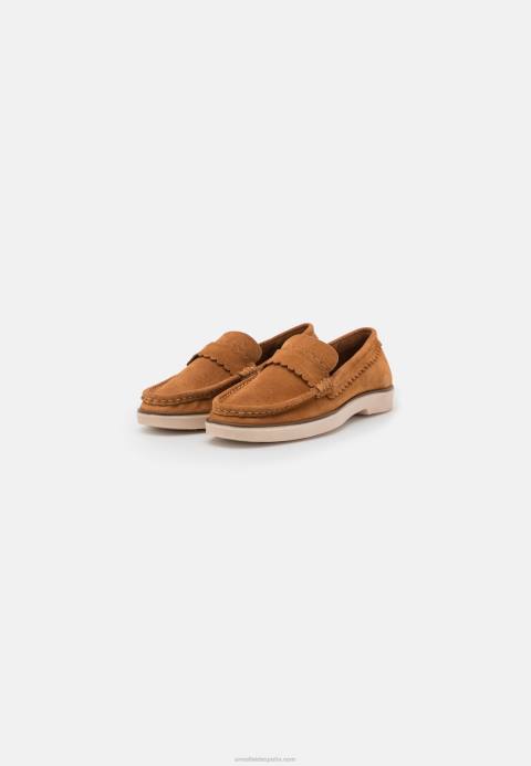 mujer slip-ons de piel coñac Anna Field 84Z81825