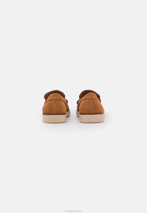 mujer slip-ons de piel coñac Anna Field 84Z81825